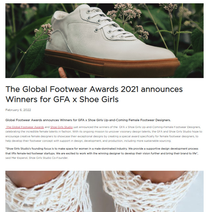 The Global Footwear Awards 2021 announces Winners for GFA x Shoe Girls